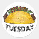 Recherche de tacos autocollants Mardi