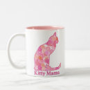 Recherche de kitty tasses Silhouette du chat