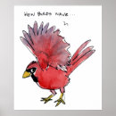 Recherche de oiseau cardinal rouge posters Amoureux des oiseaux