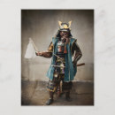 Recherche de guerriers samouraïs cartes postales Bushido