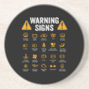 Recherche de signalisation dessous de verres Avertissement