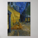 Recherche de terrasse de café la nuit posters Célèbre