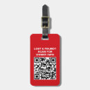 Recherche de code qr bagages étiquettes Étiquettes de bagage