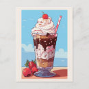 Recherche de milk shake cartes postales Chocolat