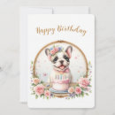 Recherche de chien taureau vœux cartes Mignon