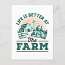 Recherche de petite ferme cartes postales Agriculteur