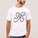 Recherche de lettre initiale tshirts Mode