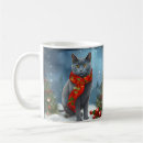 Recherche de bleu russe tasses Noël