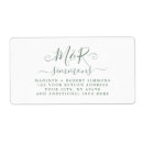 Recherche de simple monogram étiquettes adresse retour Pour eux