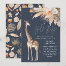Recherche de girafe bleue invitations Bientôt maman