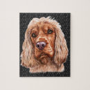 Recherche de cocker anglais puzzles Animal