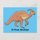 Recherche de dinosaures cartes postales Toute personne