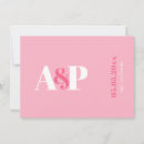 Recherche de couleur 11x16 invitations Magenta