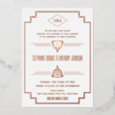 Recherche de art deco mariage invitations Glamour