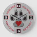 Recherche de pattes de chien horloges Dogs