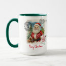 Recherche de santa vintage tasses Noël