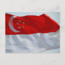 Recherche de drapeau de singapour cartes postales Travel