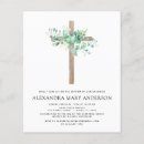 Recherche de verticales 11x14 baptême invitations Fille