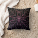 Recherche de noir et orange coussins Décoration d'halloween