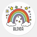 Recherche de fille cœur autocollants Arc en ciel