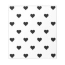 Recherche de coeurs blancs blocsnotes Simple