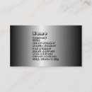 Recherche de aluminium cartes visite Noir