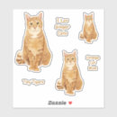 Recherche de chat tigré autocollants Minou