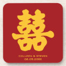 Recherche de double bonheur dessous de verres Chinois