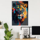 Recherche de peinture de lion posters Animal sauvage