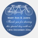 Recherche de vélo bleu autocollants Tandem