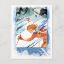 Recherche de course cartes postales Hiver