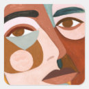 Recherche de visage femme autocollants Le féminisme