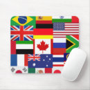 Recherche de fanion tapis souris Monde