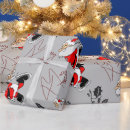 Recherche de père noël drôle papier cadeau Joyeux