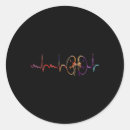 Recherche de rythme autocollants Pulsation