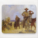 Recherche de cowboys vintages tapis souris Ouest sauvage