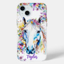 Recherche de cheval blanc iphone coques Animaux
