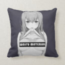 Recherche de waifu coussins Manga