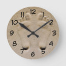 Recherche de empreinte du pied horloges Plage