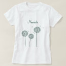 Recherche de vert et blanc tshirts Fleur sauvage