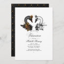 Recherche de cygnes blancs invitations Noir