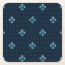 Recherche de art baroque dessous de verres Bleu