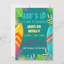 Recherche de de surf invitations Coloré