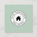 Recherche de maison moderne cartes visite Rétro