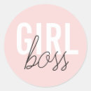 Recherche de boss autocollants Chef de fille