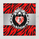 Recherche de queen of hearts invitations Rouge