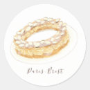 Recherche de pâtisserie française autocollants Aquarelle