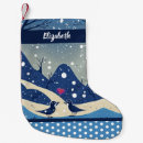 Recherche de oiseau bleu chaussette de noël Oiseaux