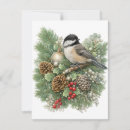 Recherche de mésanges vœux cartes Pour amateur d'oiseaux