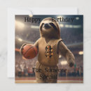 Recherche de sloth anniversaire cartes Paresseux